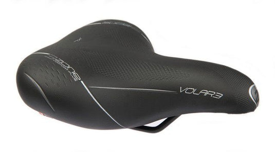Buzaglo selle bassano zadel volare 3 zone d xl. met spanninga achterlicht + elastomeer