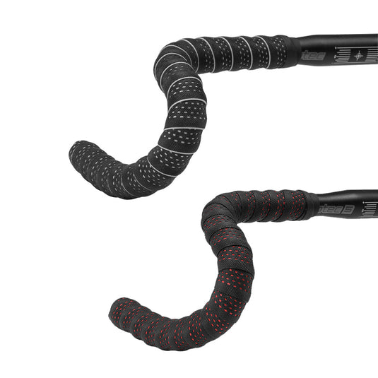 Ergotec stuurlint san remo bar tape san remo pu+gel,black grey