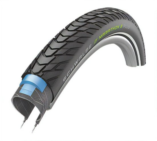 Afbeelding laden in galerijviewer, Buitenband Schwalbe Marathon E-Plus Performance Line 28 x 2.00 50-622 mm - zwart met reflectie
