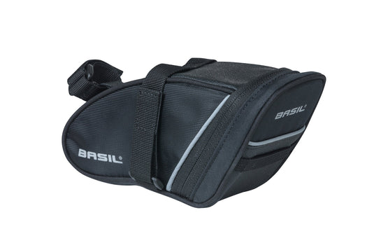 Zadeltas Basil Sport Design M, waterafstotend, zwart, 1L