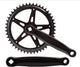 Hzb kettingwiel crankset staal 46 tands 170 mm 1 8 + 3 32 zwart