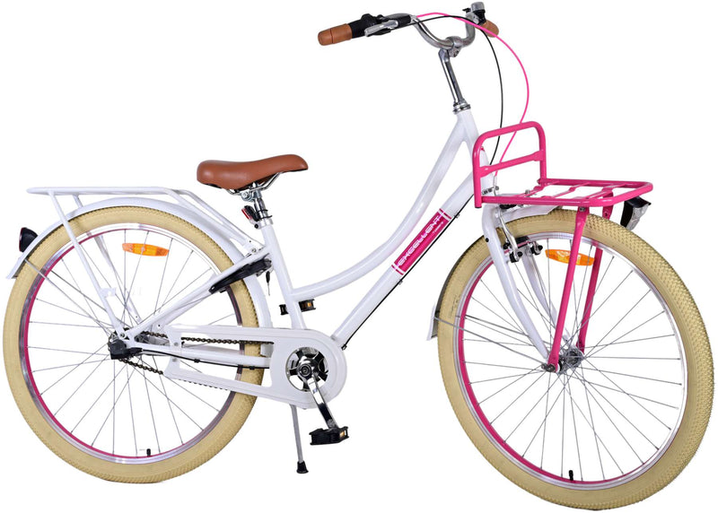 Load image into Gallery viewer, Volare Volare Kinderfiets Meisjes 26 inch Wit 3 versnellingen
