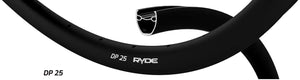 Ryde b.v. velg 28' - 14 dp25 28'-622 zwart disc 32 gaats