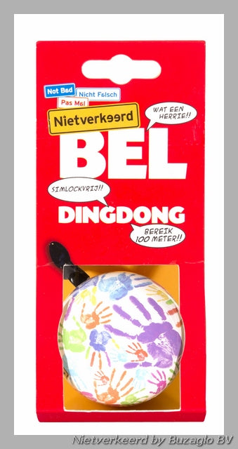 Laden Sie das Bild in Galerie -Viewer, Buzaglo nietverkeerd ding-dong bel staal 60 mm. hands
