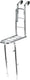 Basil b.v. basil 50379 front carrier slim fit. smal. met veerklem. chroom
