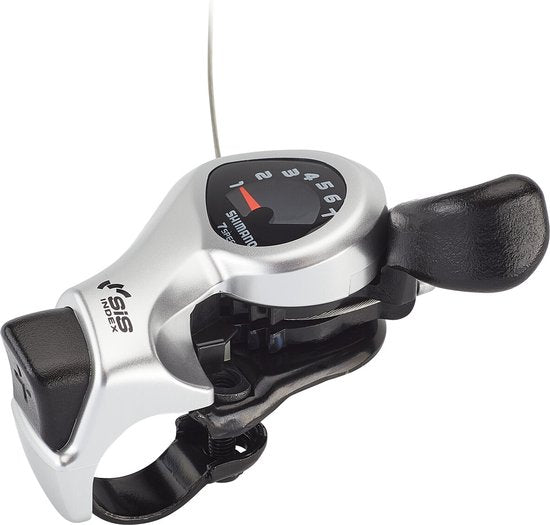 ギャラリービューアに画像をロードする, Shimano versteller rechts 7 speed st-tx50 - zwart zilver
