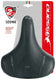 Zadel Selle Bassano Volare XXL dubbelveer - zwart