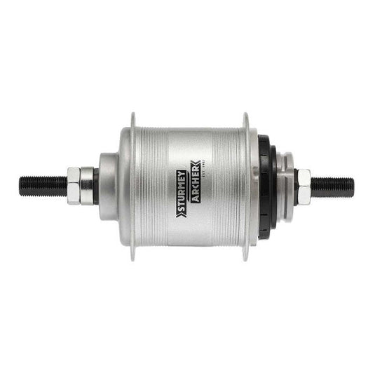 Sturmey archer achternaaf vrijloop 3v 36gts zilver