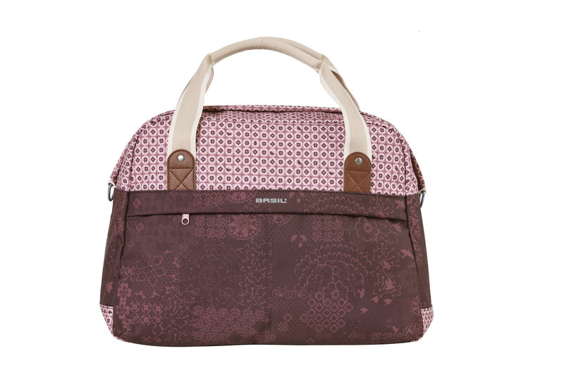 Load image into Gallery viewer, Basil Bohème fietsschoudertas - Rode elegante fietstas voor dames - Waterafstotend - 18L
