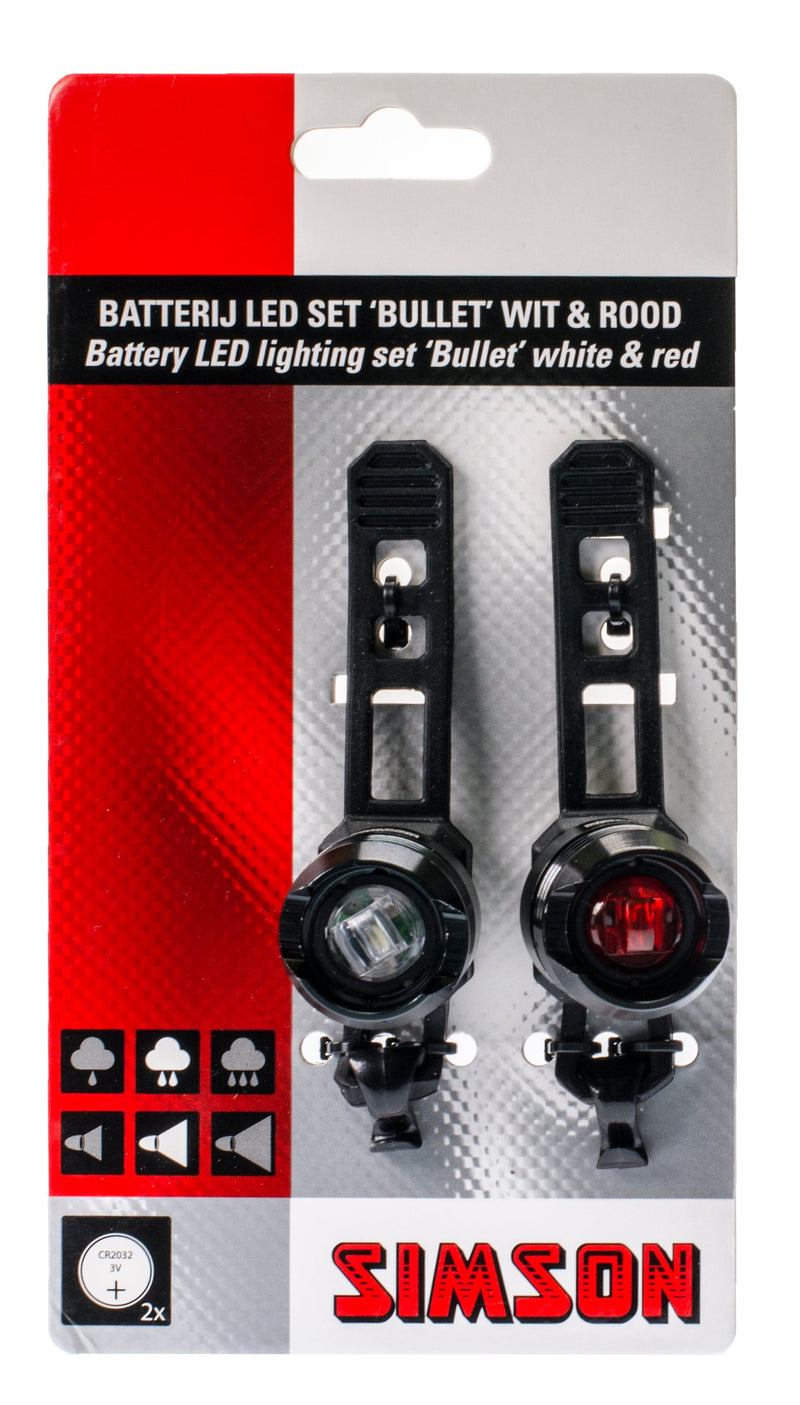Cargue la imagen en el visor de la galería, Verlichtingset Simson bullet 1 led
