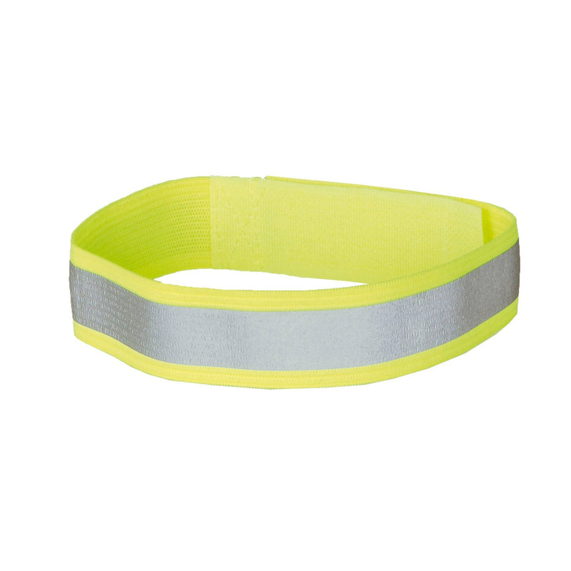 Load image into Gallery viewer, Messingschlager m-wave veiligheids arm- beenband met reflectie strepen en klitteband
