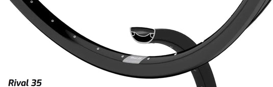 Ryde b.v. velg 28' - 14 622 rival35 disc zwart