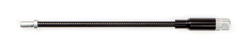 Load image into Gallery viewer, Elvedes verstelbare flex v-brake kabelpijpje lichtmetaal - zwart (2 stuks)

