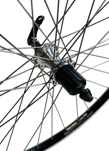 Rodi achterwiel 26 - 559x19 skorpion alu. zwart fm32 qr cassette 8 9