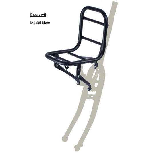 Steco b.v. steco voordrager transport 18 x 20 cm. v-brake wit