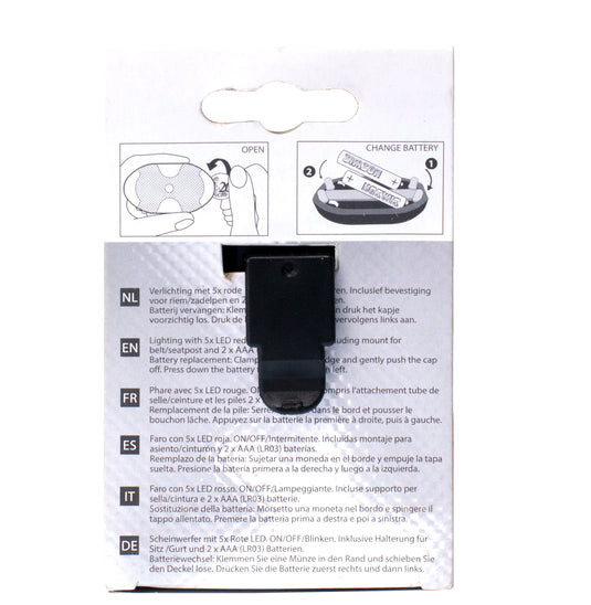 Simson led achterlicht rood