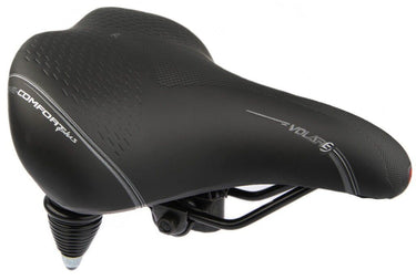 Zadel Selle Bassano Volare XXL dubbelveer - zwart