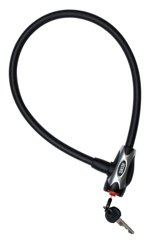 Simson Kabelslot Staal 12x65cm Zwart