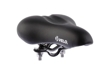 Buzaglo velo zadel vl-5073 met framebuisklem ø45 mm. junior 215 x 140mm. zwart