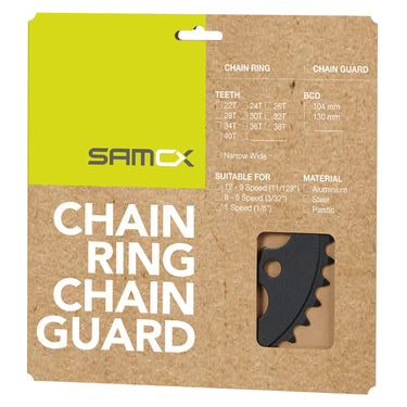 Messingschlager samox e-bike kettingblad 40t bcd 104 mm. 1 2x3 32 en 11 128 staal zwart