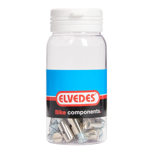 Elvedes schroefnippel 8x15mm messing (25st)