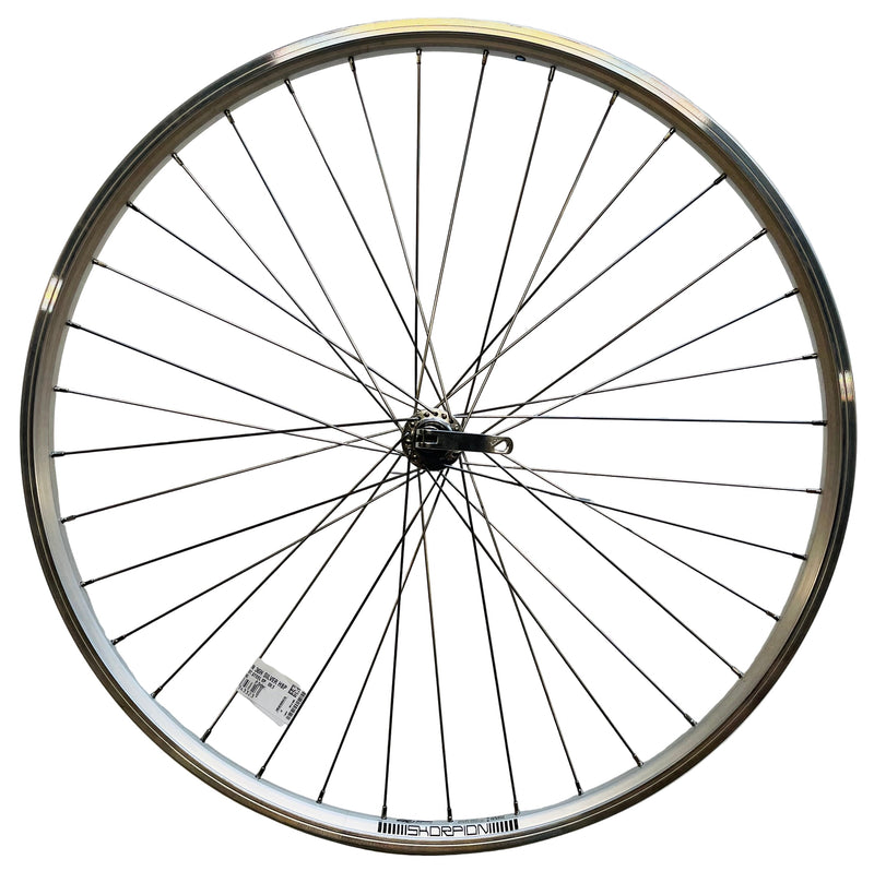 Afbeelding laden in galerijviewer, Rodi voorwiel 28 - 622x19 skorpion alu. zilver fm21 qr sp. 14 rvs
