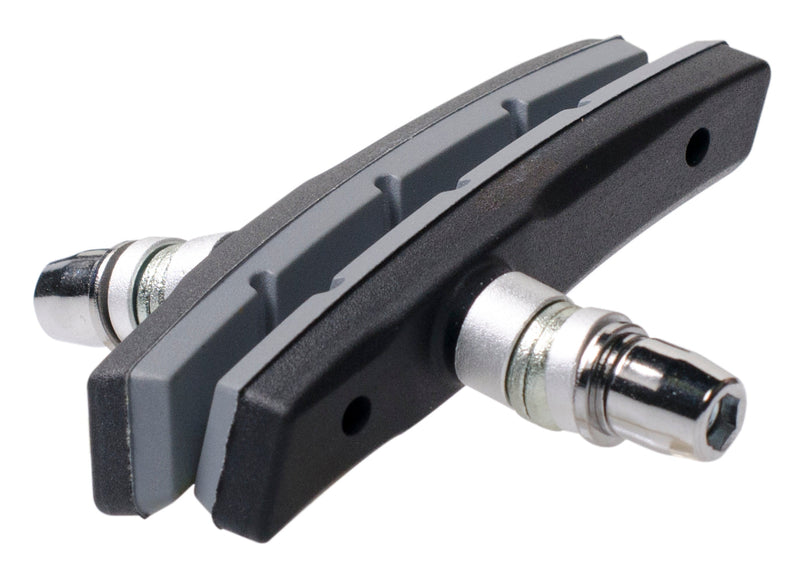 Afbeelding laden in galerijviewer, remblokken V-brake 80 x 13 mm zwart grijs 2 stuks
