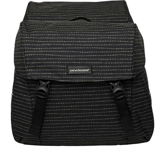 Joli Dubbele Fietstas - MIK Adapter - Waterafstotend - Nomi Black