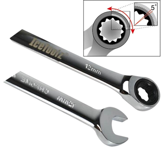 Steek- Ring-Ratelsleutel Icetoolz 11Mm