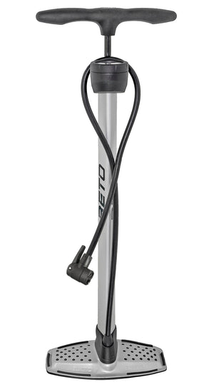 Messingschlager beto pomp alu zilver met meter - 11 bar