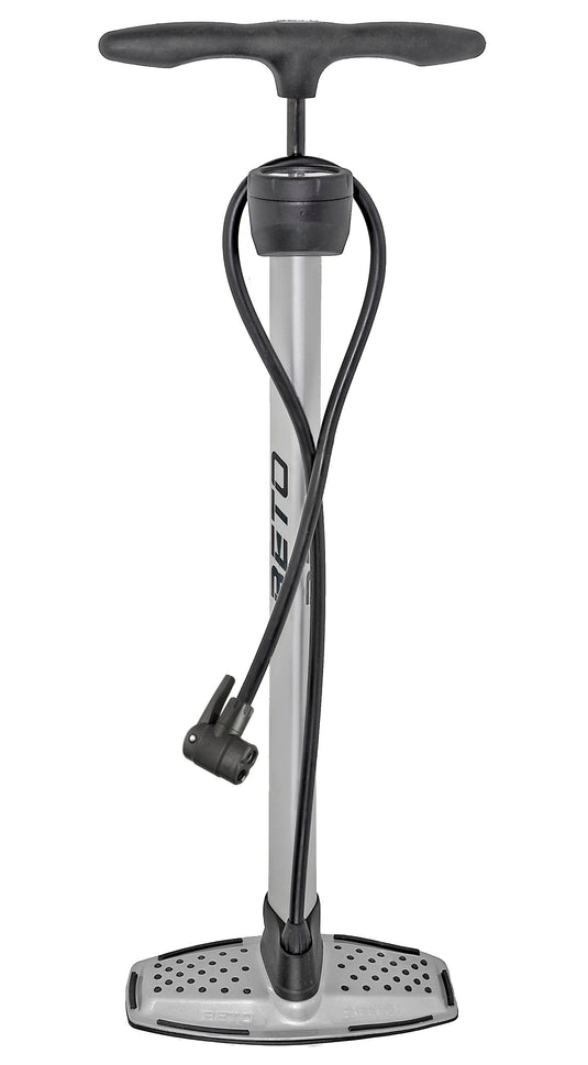 Messingschlager beto pomp alu zilver met meter - 11 bar