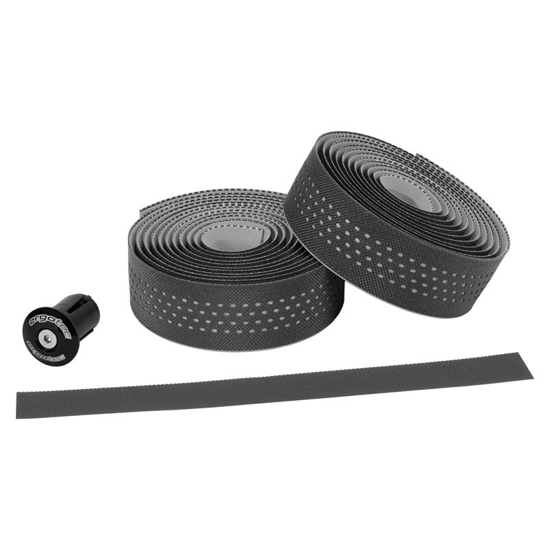 Load image into Gallery viewer, Ergotec stuurlint san remo bar tape san remo pu+gel,black grey
