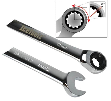 Steek- Ring-Ratelsleutel Icetoolz 9Mm