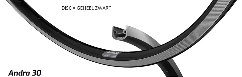 Load image into Gallery viewer, Ryde b.v. velg 28' - 14 andra30 28'-622 aluminium zwart disc
