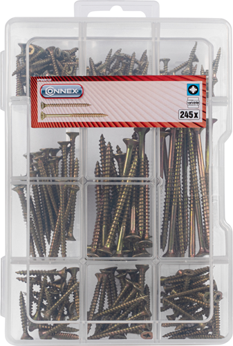 Load image into Gallery viewer, Connex assortiment uni. schroeven pz 245st - dp8500124
