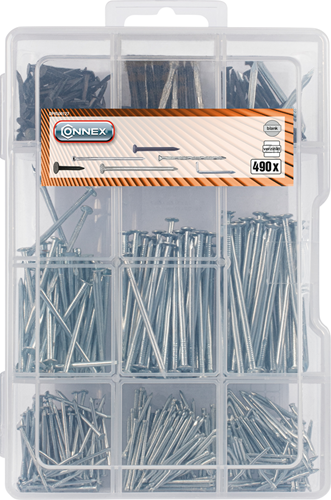Load image into Gallery viewer, Connex assortiment nagels 490-delig - dp8500127
