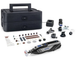 Dremel 8250-5 65 platinum+ - multitool - inclusief 2x 12v 2.0 ah accu - 65 accessoires - detailhandgreep - lijn-en circkelgeleider - bewerkingsplatform - comfort guard hulpstuk - frees hulpstuk - lader -