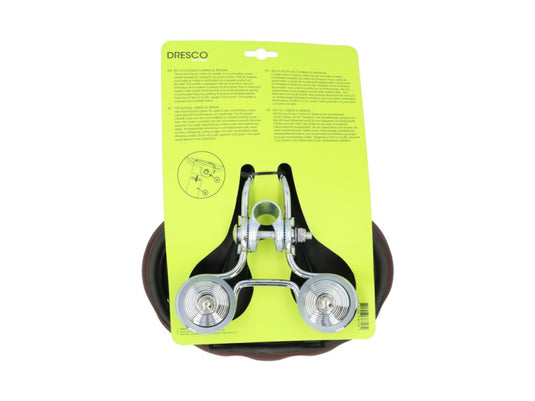 Dresco urban xl fietszadel 90° zithoek bruin