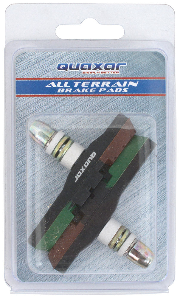 Load image into Gallery viewer, Quaxar triple v-brake color 70mm brake shoes
