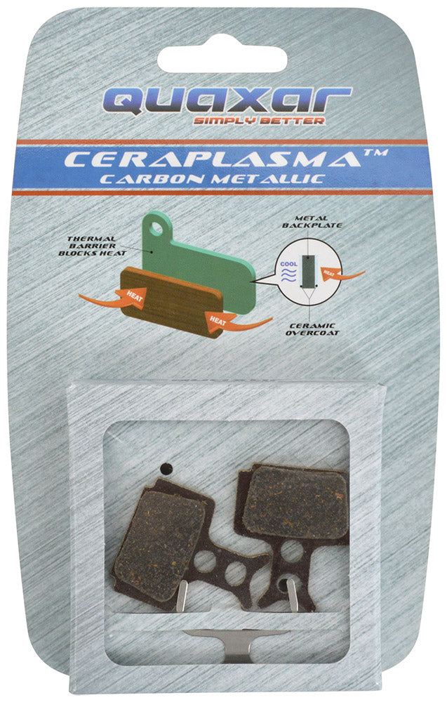 Load image into Gallery viewer, Quaxar semi-metallic disc brake pads for formula the one mega r1 r1r rx ro c1
