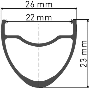 Dt swiss e 1800 spline® 28 23mm front wheel