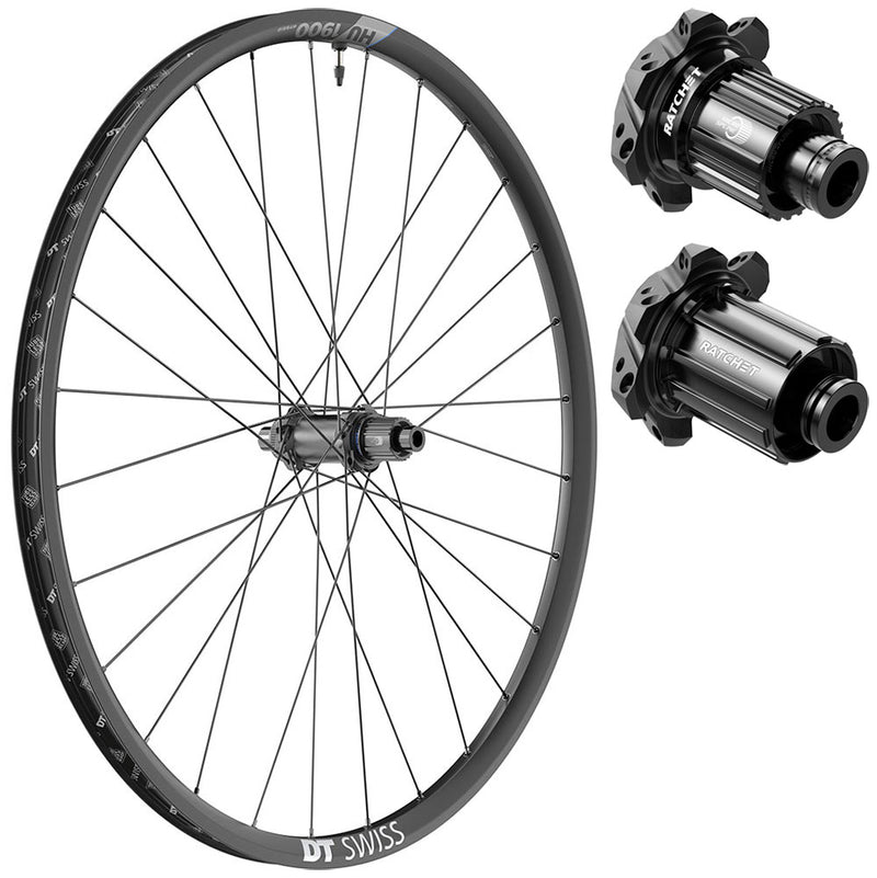 Load image into Gallery viewer, Dt swiss hu 1900 spline® 29 25mm cl boost rear wheel | 25mm - 12 148mm - boost - shimano micro spline
