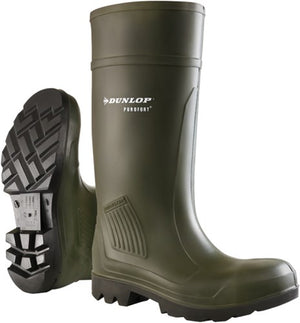 Dunlop d460933 purofort professional (onbeveiligd) | donkergroen | maat 42 - 15.032.038.42