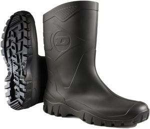 Dunlop dee calf blauw zwart kuitlaars pvc zwart 1819 - maat 42 - 00.036.005.42