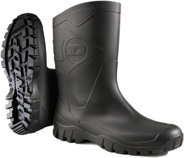 Dunlop dee calf blauw zwart kuitlaars pvc zwart 1819 - maat 42 - 00.036.005.42