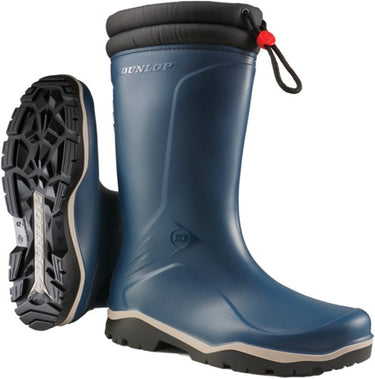 Dunlop k454061 blizzard gevoerde winterlaars pvc blauw - maat 40 - 15.032.075.40