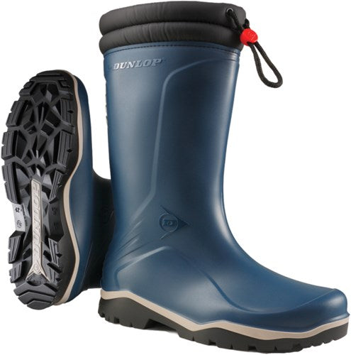Dunlop k454061 blizzard gevoerde winterlaars pvc blauw - maat 41 - 15.032.075.41