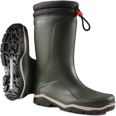 Dunlop k486061 blizzard gevoerde winterlaars pvc groen - maat 36 - 15.032.073.36
