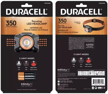 Duracell hoofdlamp focusing 350 lumen - 5747110