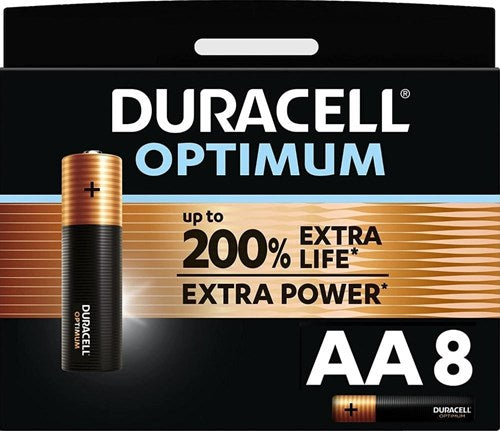 Load image into Gallery viewer, Duracell optimum 200% batterij aa blister(8) - 3014002
